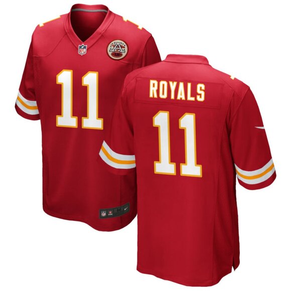 Mens Youths Kids Womens Jalen Royals Red Stitched Vapor Jersey